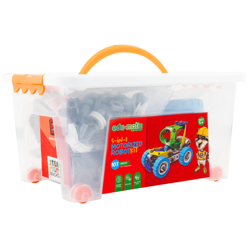 Edu-matic Flexi Build Robot Kit (107 pcs)