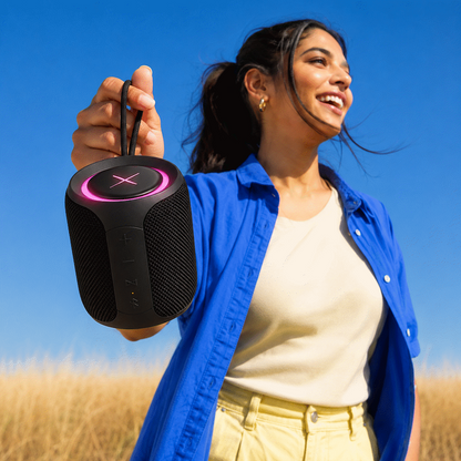 Volkano X Wave IPX66 Bluetooth Speaker - Black