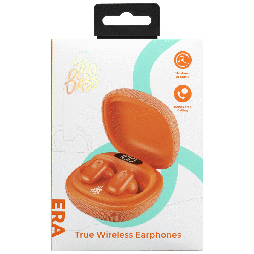 Pro Bass Era Series TWS Earphone - Orange