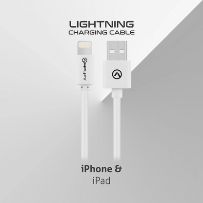 Amplify Lightning Charging Cable for iPhone & iPad (10W) - White