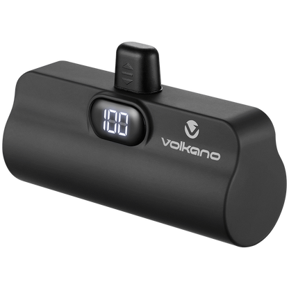 Volkano Relief Pro Power Bank - 5000mAh Type-C Direct Plug-In