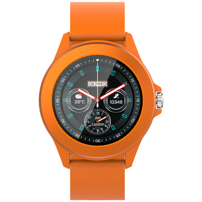 Volkano Splash Series Round Smartwatch - Orange