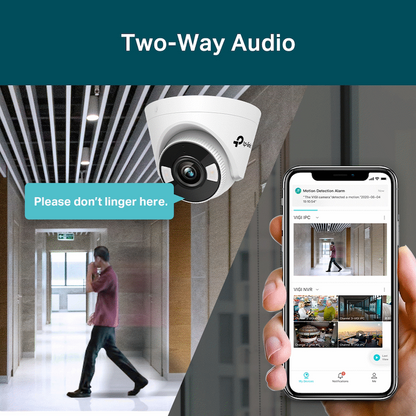 TP-Link Vigi C450 5MP 4mm Outdoor Full-Color Turret Network Camera