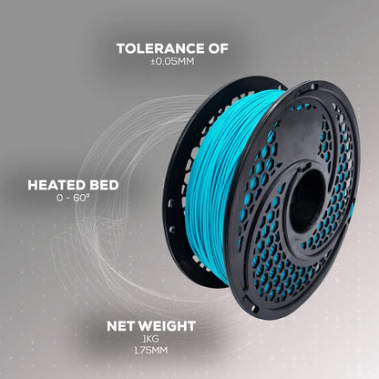 PLA Filament - Turquoise (1kg, 1.75mm)