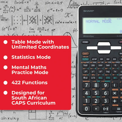 Sharp EL535 Scientific Calculator - 422 Functions - White