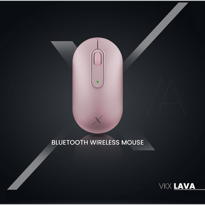 VolkanoX Lava Bluetooth Wireless Mouse - Rose