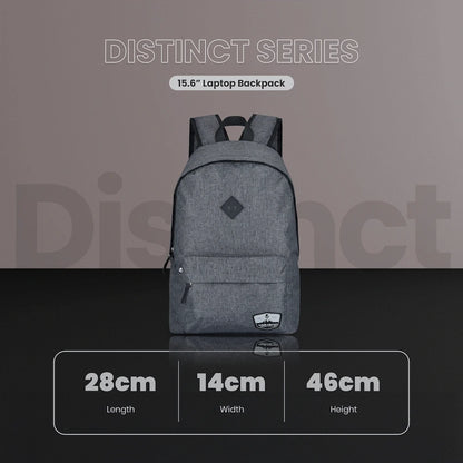 Volkano Distinct 15.6 Laptop Backpack - Grey Melange