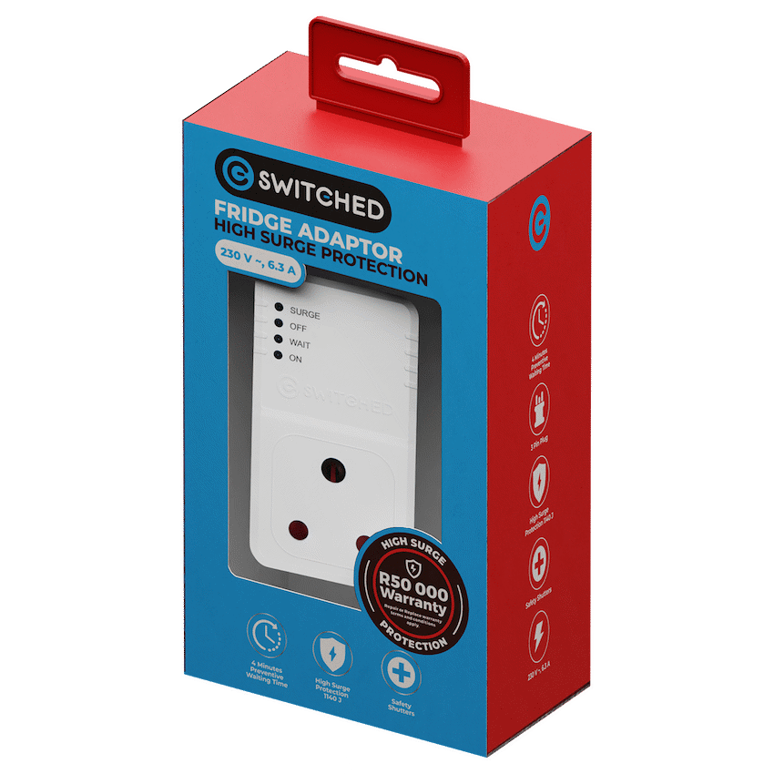 Switched 1-Way Fridge Surge Adaptor