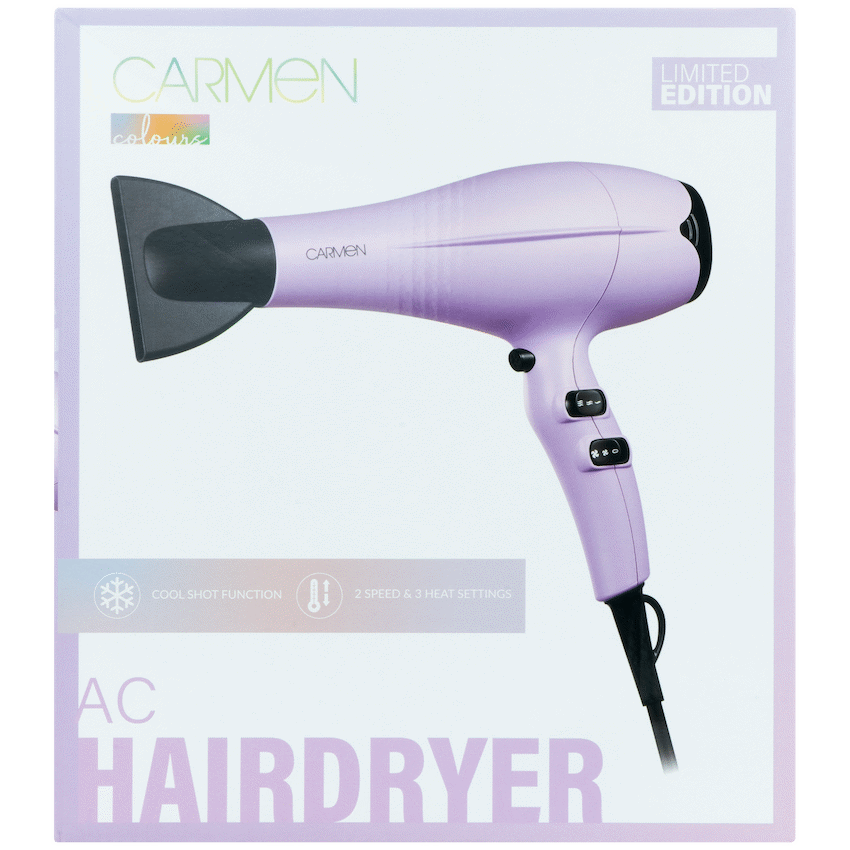 Carmen Colours 2200w AC Hair Dryer