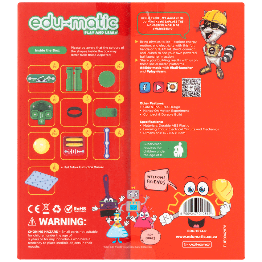 Edu-matic Volt Lab Ball Launcher Circuit
