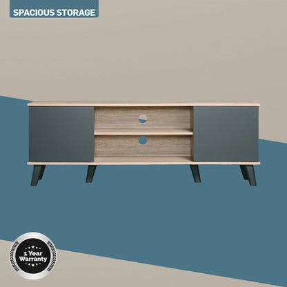 Everfurn Laurel TV Stand 1600w, Two Cupboards