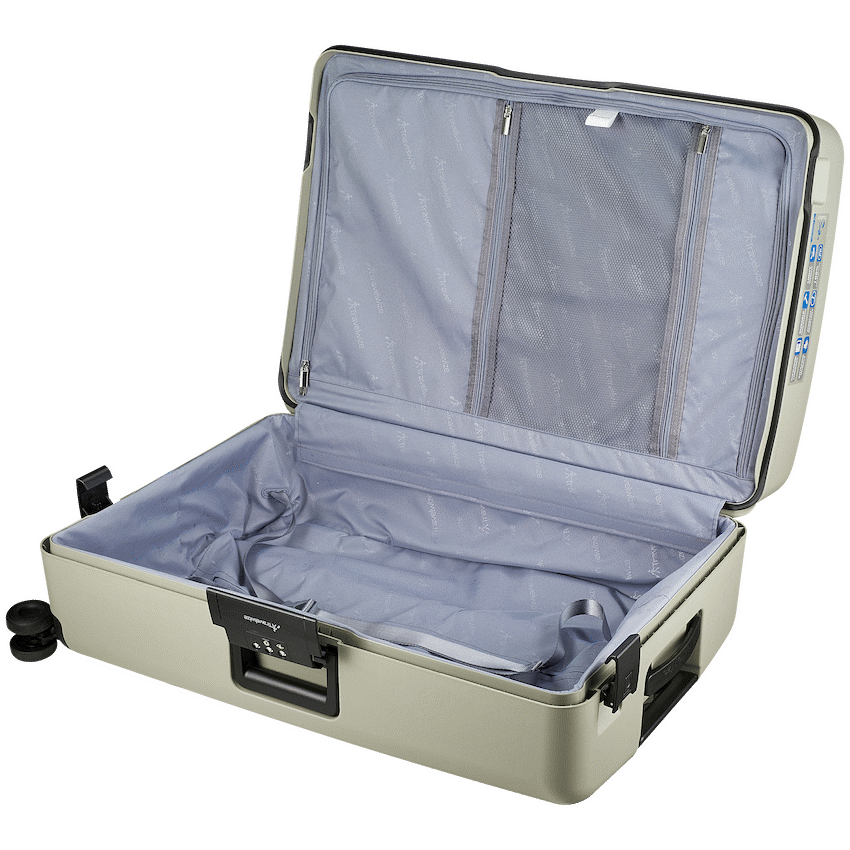 Travelwize Clipper PP 3Pc 4-Wheel Spinner Luggage Set Beige