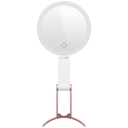 ZEN JestSet Series Portable Handheld LED Mirror - White