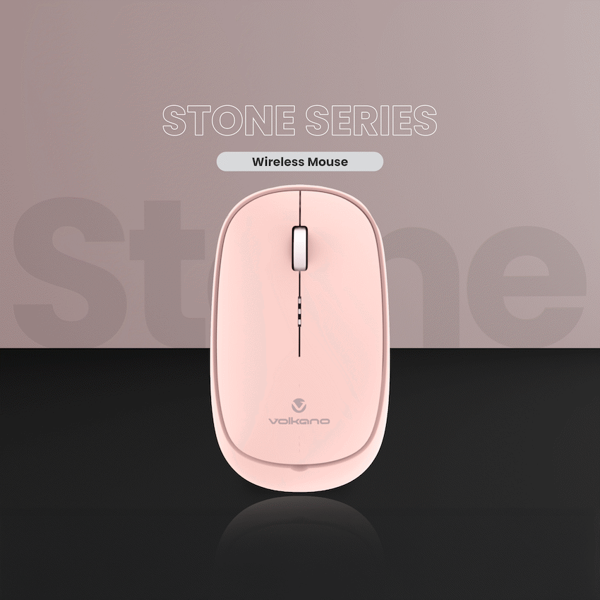 Volkano Coral series Bluetooth Wireless Mouse - Pink