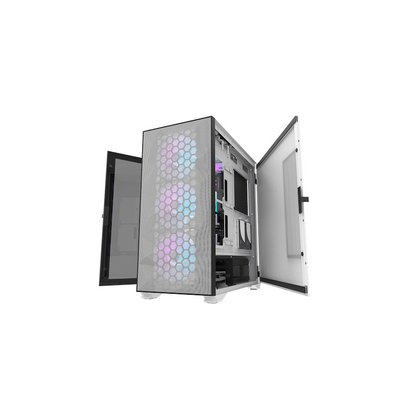 darklFlash E-ATX Computer Case  DLX21 Mesh - White