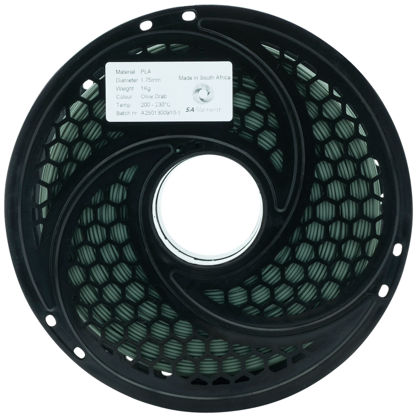 SA Filament PLA Filament 1kg - Olive Drab