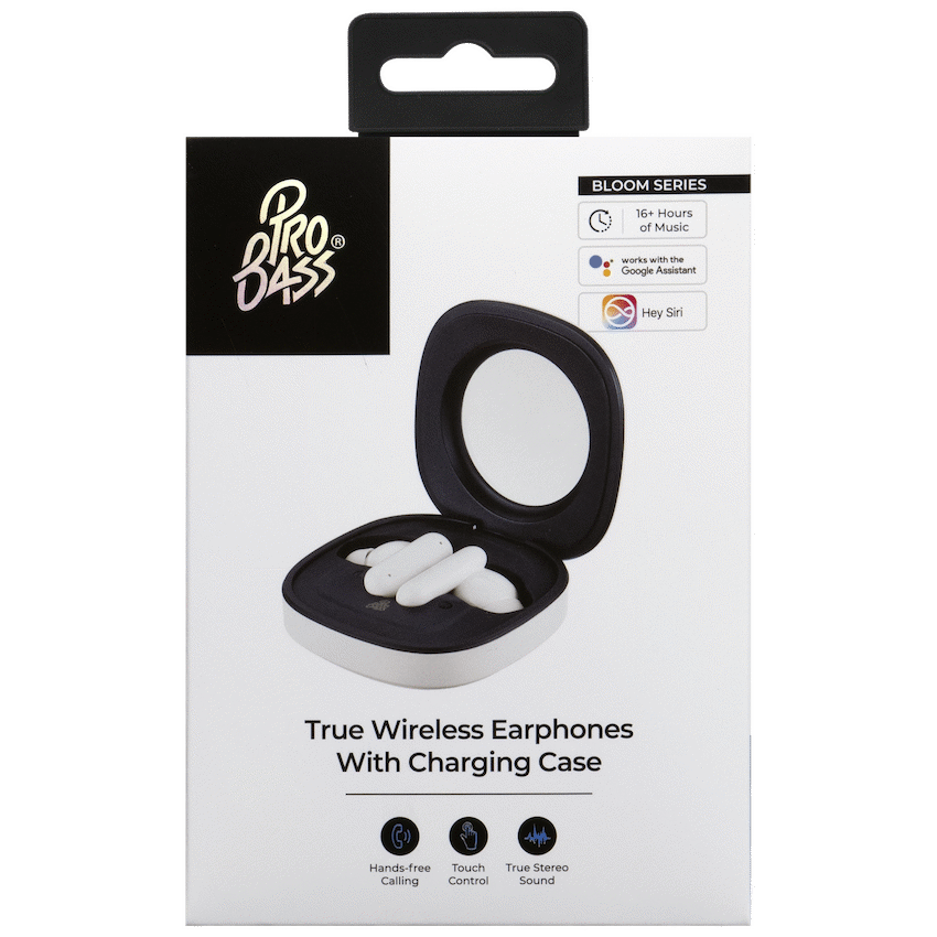 Pro Bass Bloom Series TWS Earphones - Navy Blue