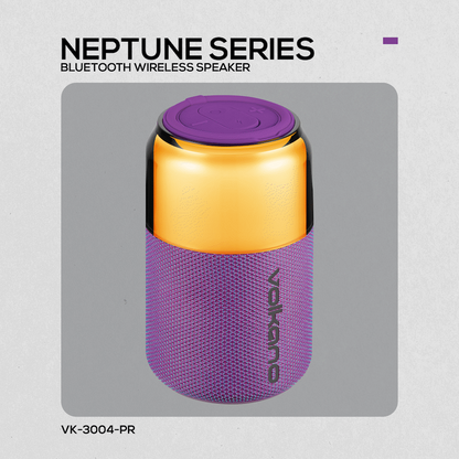 Volkano Neptune Bluetooth Wireless Speaker - Purple
