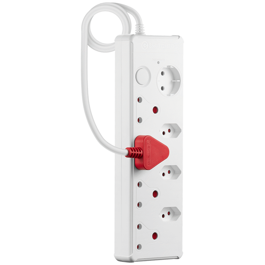 Switched Medium Surge 8-Way Multiplug 0.5m