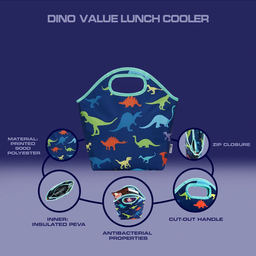 Quest Dino Value Lunch Cooler - Navy
