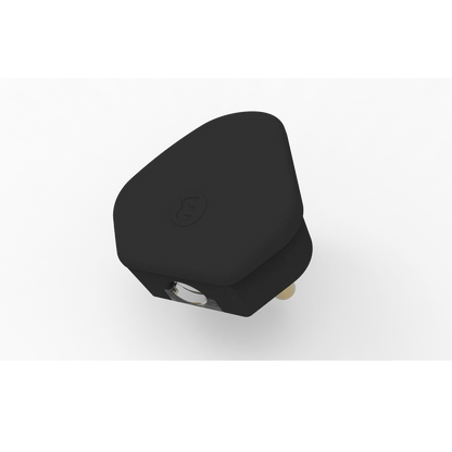 Ellies 16a Heavy-Duty Rubber Screw-on Plug Top - Black