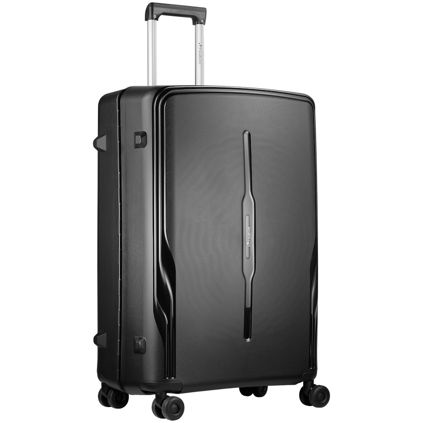 Travelwize Clipper PP 75cm 4-Wheel Spinner Luggage Black