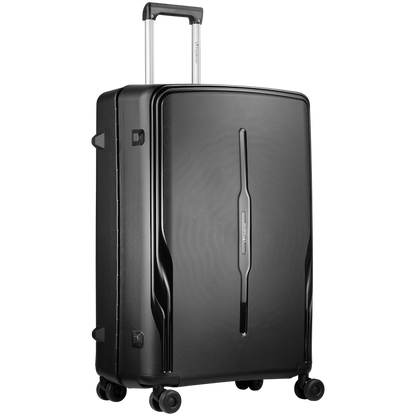 Travelwize Clipper PP 75cm 4-Wheel Spinner Luggage Black