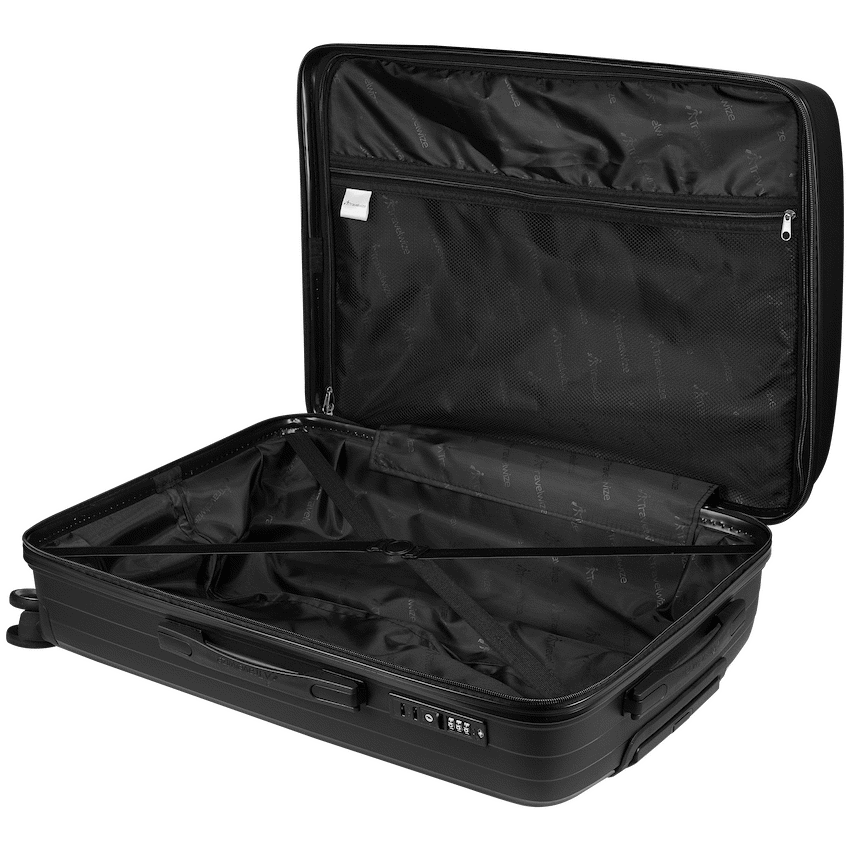 Travelwize Ripple PP 4-Wheel Spinner 75cm Luggage - Black