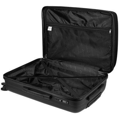 Travelwize Ripple PP 4-Wheel Spinner 75cm Luggage - Black