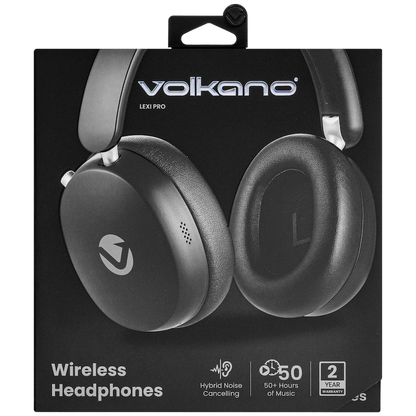 Volkano Lexi Pro Hybrid ANC Headphones - Black