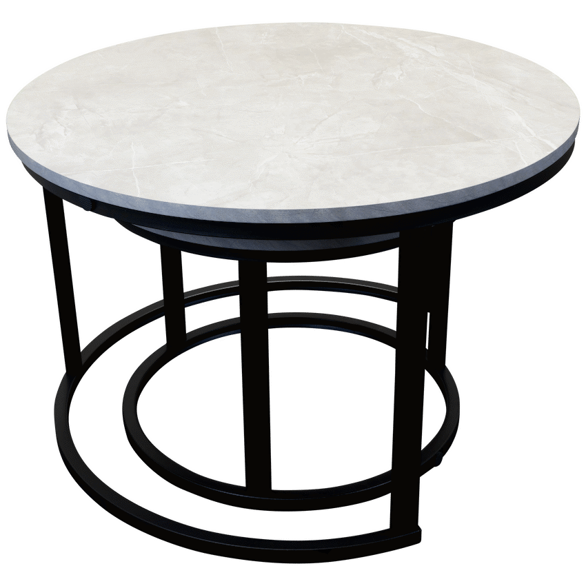 Everfurn Nile Nesting Coffee Table - Ash Grey (2 Piece)