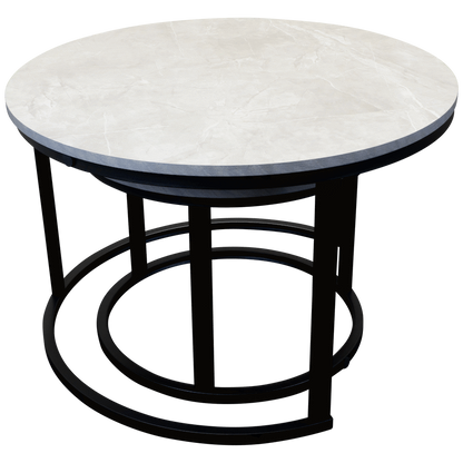 Everfurn Nile Nesting Coffee Table - Ash Grey (2 Piece)