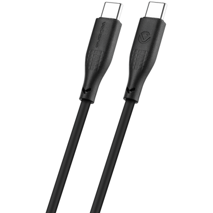 Volkano Nova Series USB C to USB C 100W 1.2m TPE cable-Black