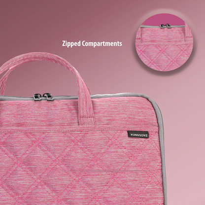 Kingsons 15.6" Ladies Bag Trace Series - Pink