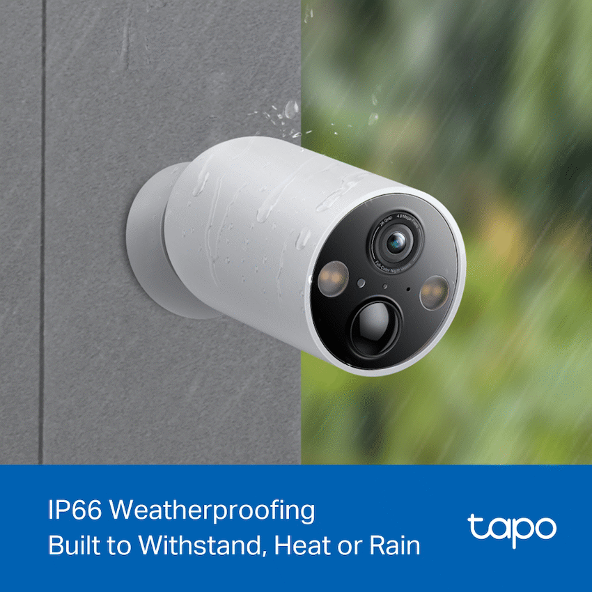 TP-Link Tapo C425 4MP 2K QHD Battery Wire-Free Outdoor Security Camera