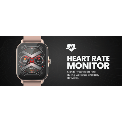 Volkano Active Tech Serene series Watch with heart rate monitor - Gold