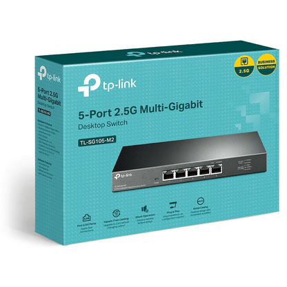 TP-Link TL-SG105-M2 5-Port 2.5G Multi-Gigabit Desktop Switch