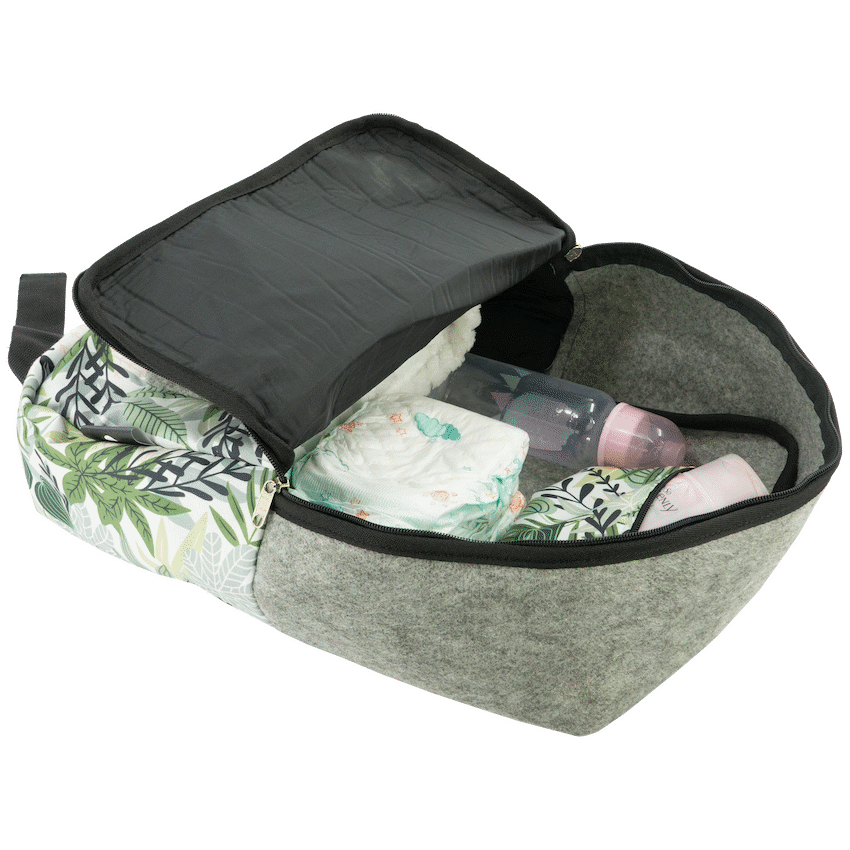 Totes Babe Jungle Diaper Backpack - Green
