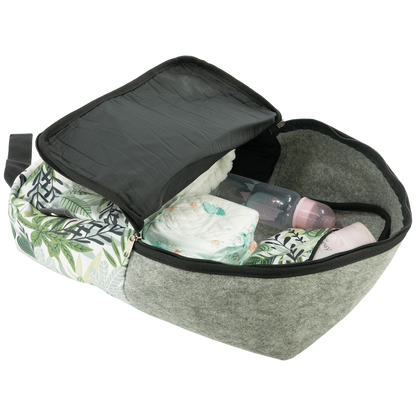 Totes Babe Jungle Diaper Backpack - Green