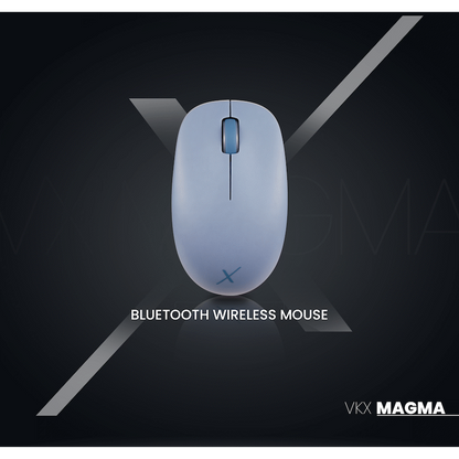 VolkanoX Magma Bluetooth Wireless Mouse - Blue Grey