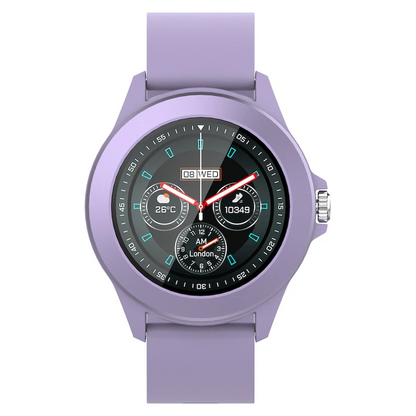 Volkano Splash Series Round Smartwatch - Purple