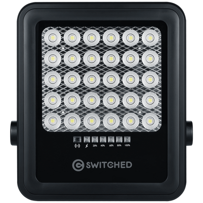 Switched Urban PRO Series - 100w Solar Floodlight with Remote