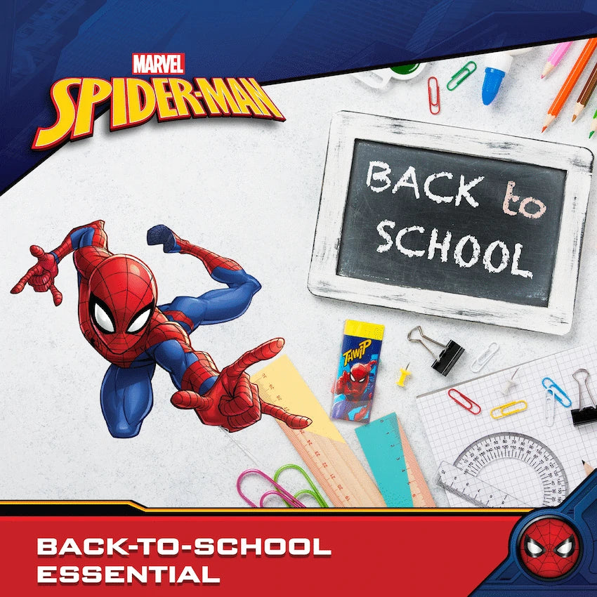 Spiderman 2 Pastel Primary Erasers. Multi