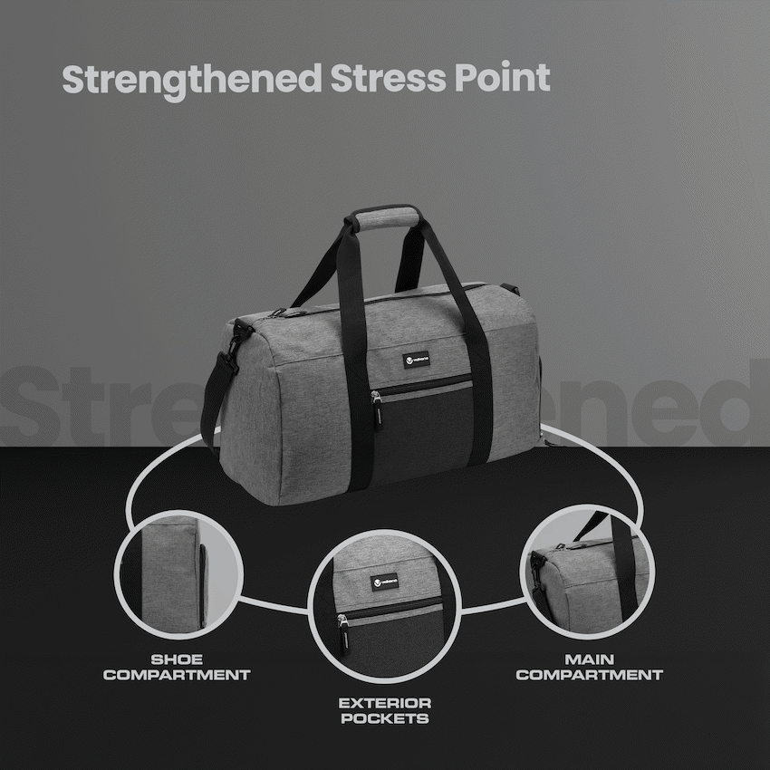 Volkano Vidal 35l Duffle - Grey