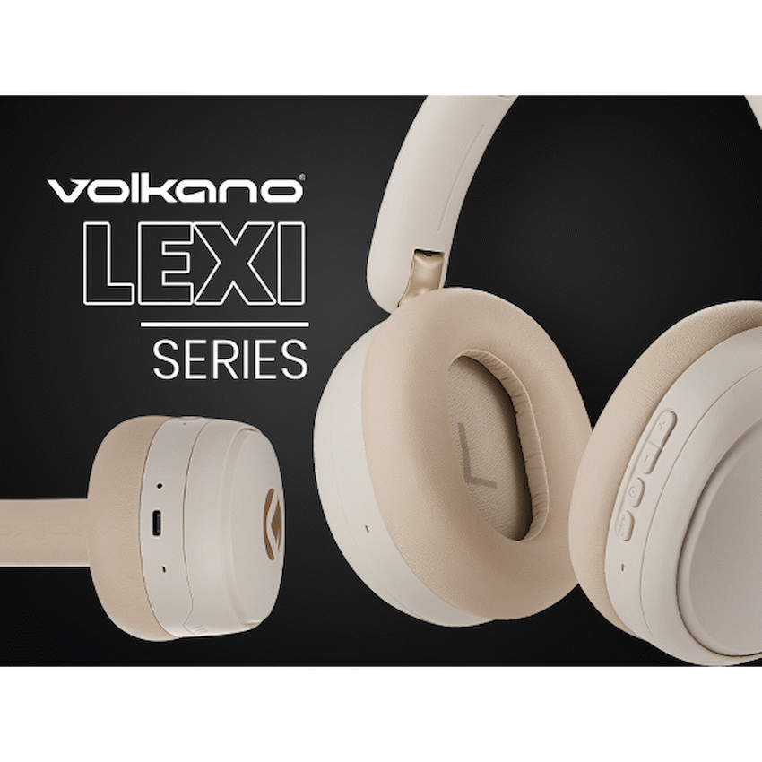 Volkano Lexi Bluetooth Headphone with ANC - Nude