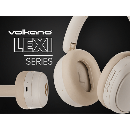Volkano Lexi Bluetooth Headphone with ANC - Nude