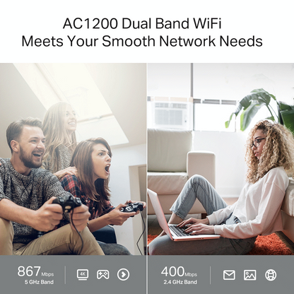 TP-Link Archer C64 AC1200 MU-MIMO Wi-Fi Router