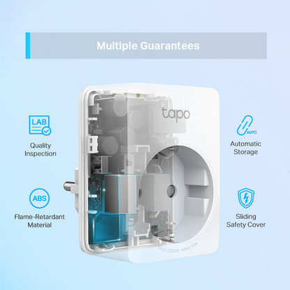 TP-Link Tapo P100 (1-Pack) Wi-Fi 2.4G (1T1R), BT Onboarding