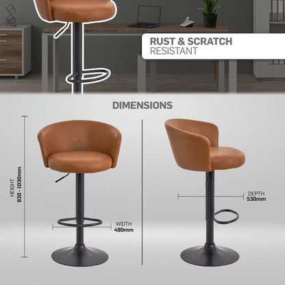 Everfurn Titan Barstool - Tan