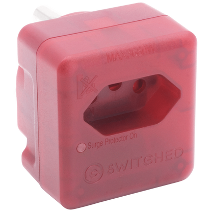 SWITCHED 1 Way High Surge Network Safe Adaptor